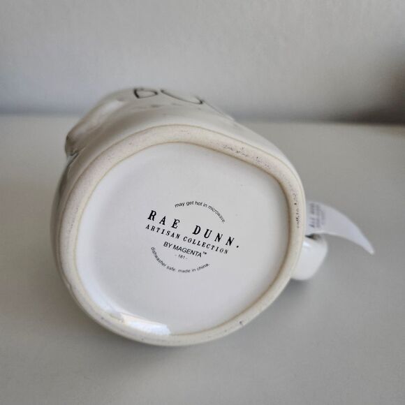 NEW Rae Dunn | 'BOO!' Ghost Stars 3D Ceramic Black Tea Mug Coffee Cup - Picture 5 of 5